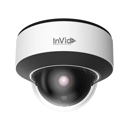 PAR-P5DRIR28-LC InVid Tech 2.8mm 20FPS @ 5MP Outdoor IR Day/Night WDR Dome IP Security Camera 12VDC/PoE
