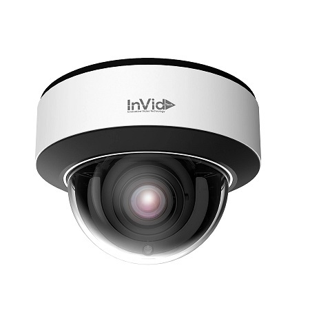 PAR-P5DRIRA3312N InVid Tech 3.3-12mm Motorized 30FPS @ 5MP Outdoor IR Day/Night WDR Dome IP Security Camera 12VDC/PoE