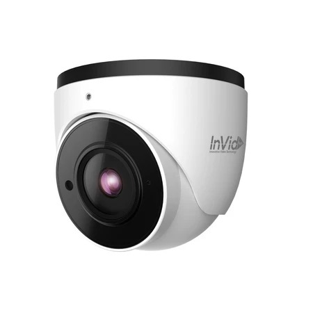 PAR-P5TXIR28LC InVid Tech 2.8mm 20FPS @ 5MP Outdoor IR Day/Night WDR Turret IP Security Camera 12VDC/PoE