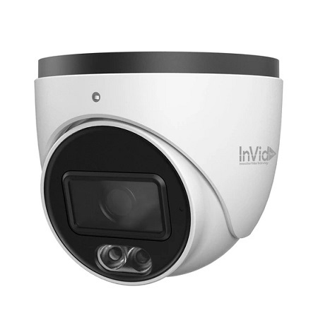 PAR-P5TXIR28NH-WL InVid Tech 2.8mm 30FPS @ 5MP Outdoor Day/Night WDR Turret IP Security Camera 12VDC/PoE