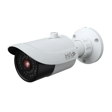 PAR-P8BIR28F InVid Tech 2.8mm 30FPS @ 8MP Outdoor IR Day/Night WDR Bullet IP Security Camera 12VDC/PoE