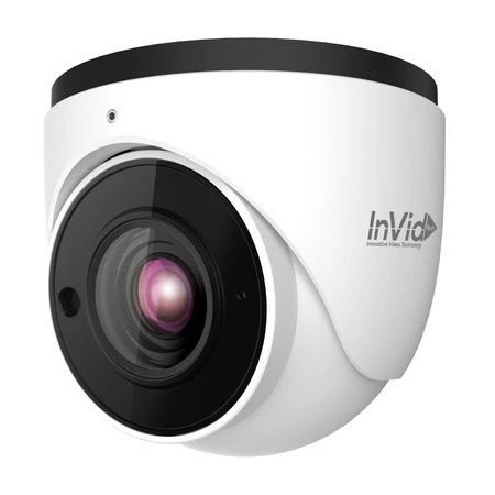 PAR-P8TXIRA2812-LC InVid Tech 2.8-12mm Motorized 20FPS @ 8MP Outdoor IR Day/Night DWDR Turret IP Security Camera 12VDC/PoE
