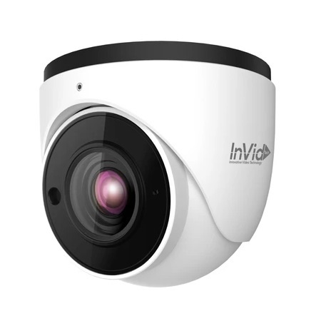 PAR-P8TXIRA3312F InVid Tech 3.3-12mm Motorized 30FPS @ 8MP Outdoor IR Day/Night WDR Turret IP Security Camera 12VDC/PoE