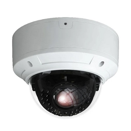 PAR-VARIDOME InVid Tech 2.8-12mm Varifocal 30FPS @ 2MP Outdoor IR Day/Night WDR Dome HD-TVI/HD-CVI/AHD/Analog Security Camera 12VDC