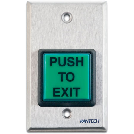 Push Button Exit Control