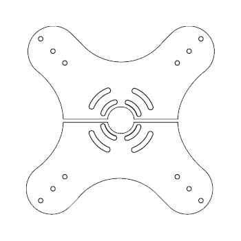 PB360 Raytec Pole Bracket - 360 Degree To Mount Up To 8 Units