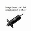 Show product details for PBF-2020-72-W GRI 3/8" Diameter Closed Push Button Plunger with 72" Lead - White