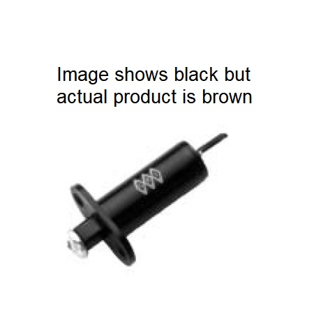 PBF-2020-B GRI 3/8" Diameter Closed Push Button Plunger - Brown - MIN QTY 10