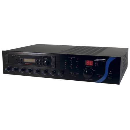 PBM120AT Speco Technologies 120W PA Mixer Amplifier with Tuner
