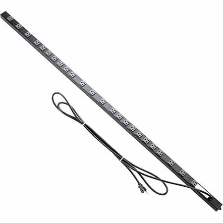 PD-2415SC Middle Atlantic 24 Outlet, Single 15 Amp Circuit Surge/Spike Protected Slim Power Strip