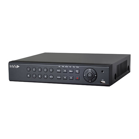 PD1A-4 InVid Tech 4 Channel HD-TVI/HD-CVI/AHD/Analog + 1 Channel IP DVR 60FPS @ 1080p - No HDD