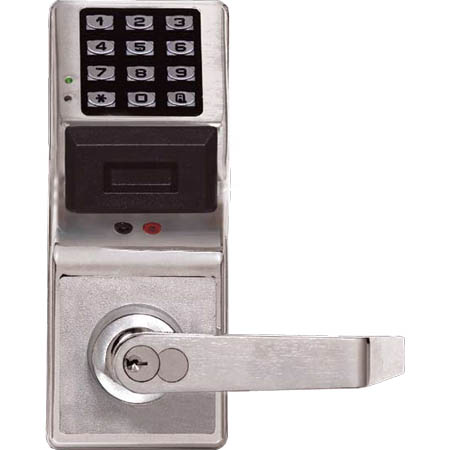 PDL3075IC-10B-S Alarm Lock Electronic Digital Proximity Lock - Schlage Interchangeable Core Regal - Duronodic Finish