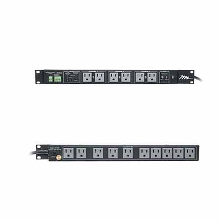 PDS-1620R-NS Middle Atlantic 20 Amp Circuit, Rackmount Power Distribution with Black Powdercoat Finish