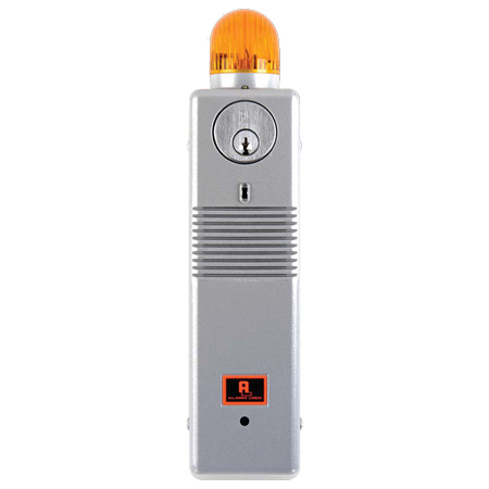 PG21MBS Alarm Lock Door Alarm - 9v Battery & Yellow Strobe - Metallic Bronze Finish