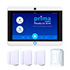 Show product details for PKIT-1V Prima by Napco All-in-One-Connected Home and Security 7" Smart Panel Kit with 3 x Windor/Door Transmitters and 1 x PIR Sensor - Verizon
