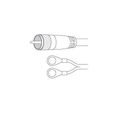 PL18X Vanco Cable RG58AU Single Phase PL259/Ring 18 ft