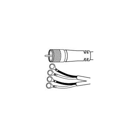 PLL18X Vanco Cable RG59AU Co-Phase Plug 259/Rng 18 ft