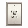 Show product details for PS1-141 Alarm Controls Single Gang SPDT Momentary Action Switch ADA Symbol Push To Open Plate