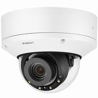 PND-A9081RV Hanwha Vision P Series 4.5~10mm Motorized 30FPS @ 1080p Outdoor IR Day/Night WDR Dome IP Security Camera 12VDC/PoE