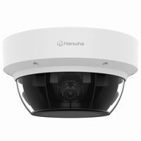 PNM-9002VQ Hanwha Vision P Series Multi-sensor Outdoor Day/Night WDR Dome IP Security Camera PoE - No Lens