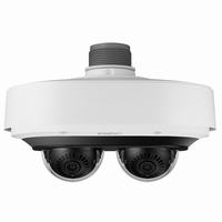 PNM-C12083RVD Hanwha Vision 3.4~6.8mm Motorized 15FPS @ 12MP Outdoor IR Day/Night WDR Dome IP Security Camera PoE