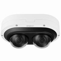 PNM-C12083RVD Hanwha Vision 3.4~6.8mm Motorized 15FPS @ 12MP Outdoor IR Day/Night WDR Dome IP Security Camera PoE