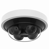 PNM-C16013RVQ Hanwha Vision 4 x 3.19mm 15 FPS @ 4MP Indoor/Outdoor IR Day/Night WDR Multi-directional Dome IP Security Camera PoE
