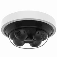 PNM-C16013RVQ Hanwha Vision 4 x 3.19mm 15 FPS @ 4MP Indoor/Outdoor IR Day/Night WDR Multi-directional Dome IP Security Camera PoE
