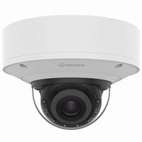 PNV-A6081R Hanwha Vision P Series 4.38-9.33mm Motorized 120FPS @ 2MP Outdoor IR Day/Night WDR Dome IP Security Camera 12VDC/PoE