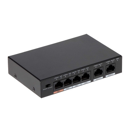 POE-SW4P-2G-60 Blue Line Series 4-Port Fast Ethernet PoE Switch