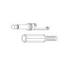 PP11BX Vanco Connector 1/4 ST(3C) Plug Solder Cable Mount