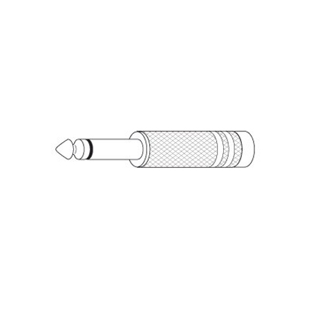 PP12 Vanco Connector 1/4 In ST(3C) Plug Solder Cable Mount