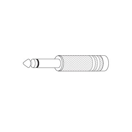 PP12X Vanco Connector 1/4 ST(3C) Plug Solder Cable Mount