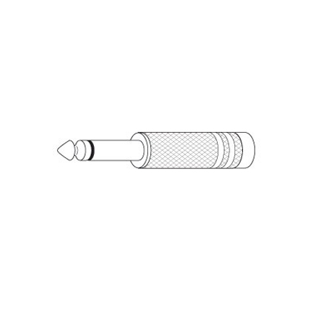 PP14X Vanco Conductor 1/4 M(2C) Plug Screw Cable Mount