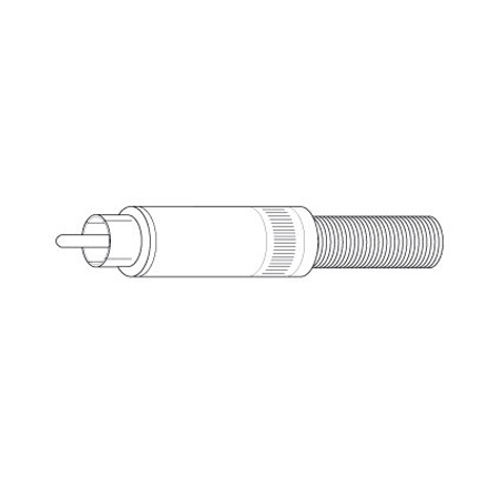 PP15X Vanco Conductor RCA Plug Solder Gold with Strain Gold