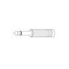 Show product details for PP4 Vanco Connector 1/4 M(2C) Plug Solder Cable Mount