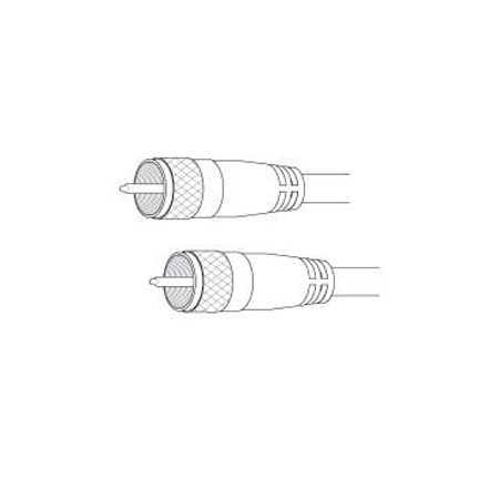 PP6T Vanco Cable RG58AU Single Phase PL259/PL259 6ft