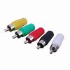 Show product details for PP6X Vanco RCA Male Plugs Plastic Shell-Color Pack