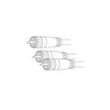 Show product details for PPP18X Vanco Cable RG59A Co-Phase PL259/2-PL259 18ft