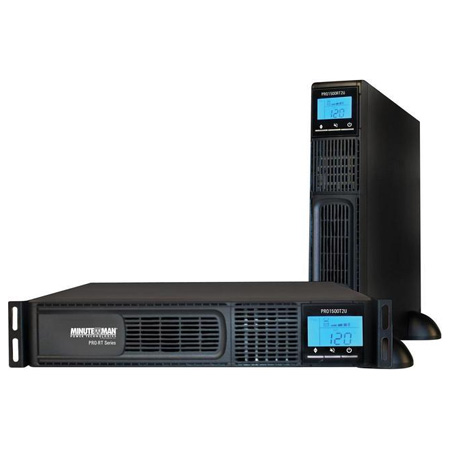 PRO2000RT2U Minuteman PRO-RT2U Series 2000VA / 1400W Simulated Sine Wave AVR Line Interactive UPS - Rack/Tower
