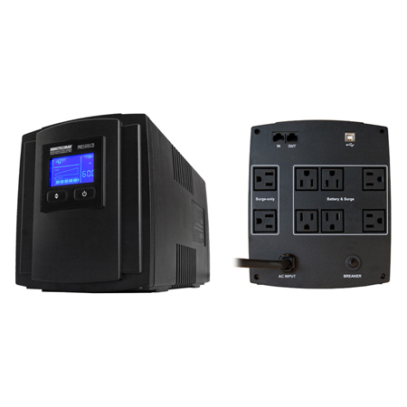 [DISCONTINUED] PRO500LCD Minuteman 500 VA Line Interactive UPS with 8 Outlets
