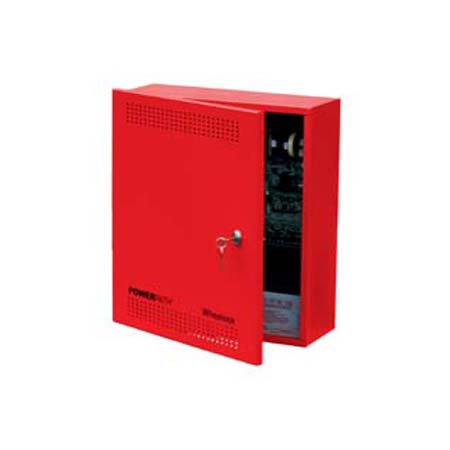 PS-6 Cooper Wheelock 6 Amp Filtered/Regulated Power Supply/Charger - Red