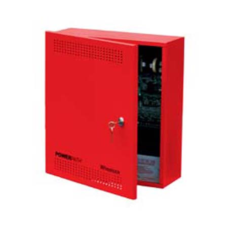 PS-8-EXP-LP Cooper Wheelock 8 Amp Power Supply With Preinstalled Expansion Module & 120V - Red