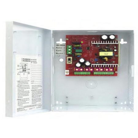 PS-U0906-PULQ Seco-Larm Switching CCTV Power Supply 9 Outputs 6 Amps PTC Fuses