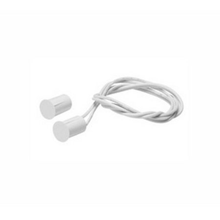 PS1641 Aleph 3/8" Diameter 1/2" Gap Press Fit Magnetic Contact - White - MIN QTY 10