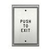 Show product details for PS2-111 Alarm Controls DPDT Momentary Contact Push to Exit Push Plate