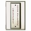PT2-152 Alarm Controls T-Style DPDT Momentary Action Emergency Door Release Switch - Black with Red Fill