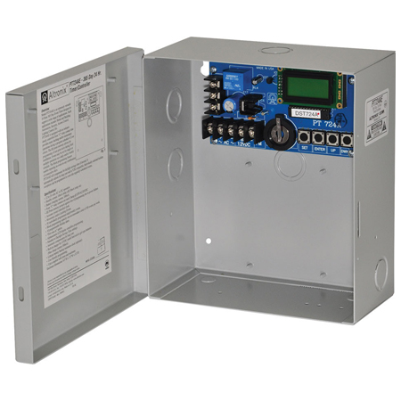 PT724AE Altronix 1 Channel 365 day/24 Hr. Annual Event Timer 12/24 AC/DC w/ Enclosure