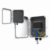 Show product details for PWB-S2-G1 KBC Networks 10"x8"x4" Pole Mount NEMA 4X Enclosure Power Kit with Integrated Hardened 100W Power Supply and 2-Port Industrial Unmanaged Gigabit PoE+ Switch