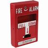 1000448 Potter P32-1T-LP-KL Dual Action Die-Cast Metals Conventional Pull Station - Red